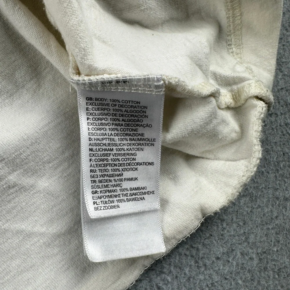The North Face T-Shirt Mens XL Graphic Mountain Nature Off White Short Sleeve